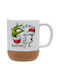 Koupakoupa Weihnachtlicher Keramikbecher Weiß 9 cm 330 ml (mit Personalisierung)