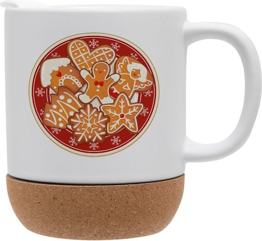 Koupakoupa Weihnachtlicher Keramikbecher 9 cm 330 ml (mit Personalisierung)