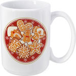 Koupakoupa Weihnachtlicher Keramikbecher 450 ml