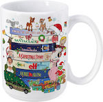 Koupakoupa Weihnachtlicher Keramikbecher 450 ml
