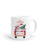 Koupakoupa Weihnachtlicher Keramikbecher Braun 330 ml