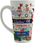 Koupakoupa Weihnachtlicher Keramikbecher 450 ml