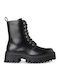 Damen-Kampfstiefel Schwarz