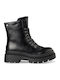 Damen-Kampfstiefel Schwarz