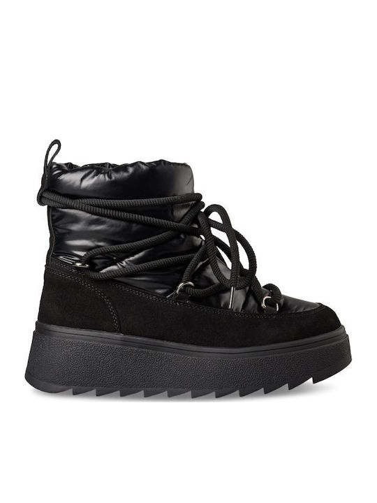 Envie Shoes Damen-Lederstiefeletten mit Plateau...
