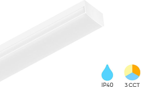 Braytron Plafonieră de Tavan 59 cm Albă cu LED Integrat