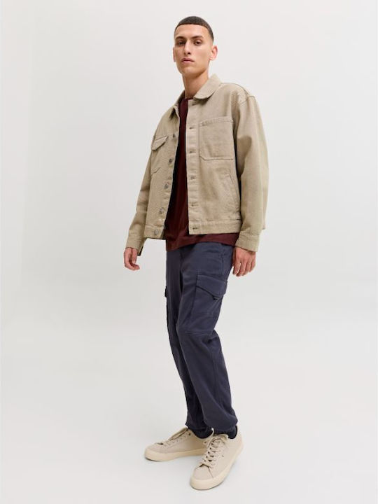 Jack & Jones Paul Ανδρικό Παντελόνι Cargo Dark ...