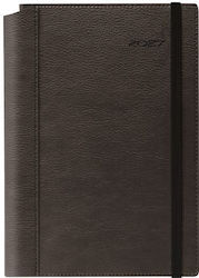 THeofylaktos Agendă Zilnică 2027 Neagră 17,2x24 cm