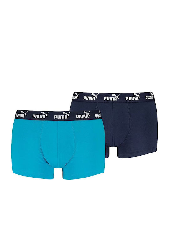 PUMA Basic Ανδρικά Μποξεράκια Blue 2Pack