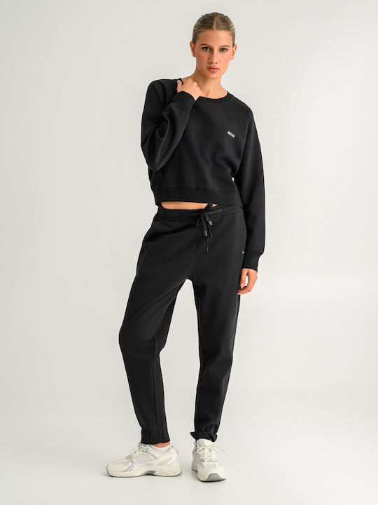 BodyTalk Спортен Панталон с Ластик Black