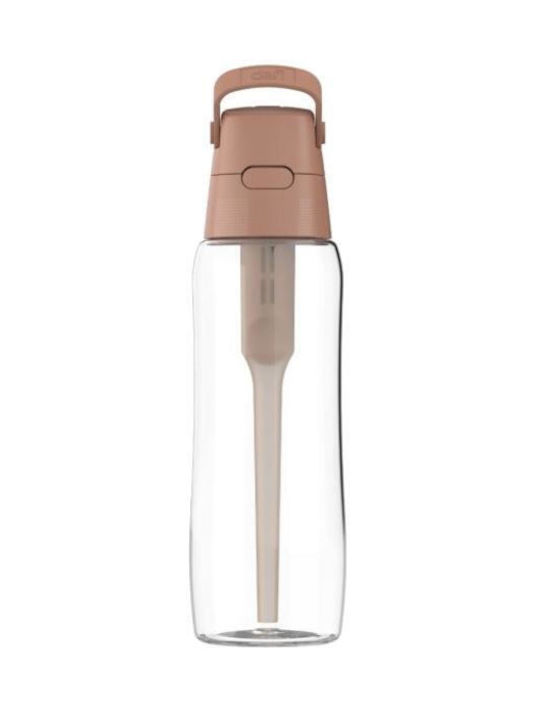 Dafi Kunststoff-Wasserflasche mit Filter 600 ml Braun
