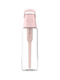 Dafi Wasserflasche aus Kunststoff mit Filter 600 ml Rosa