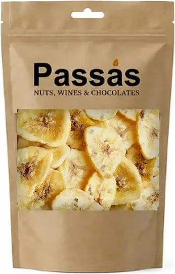 Μπανάνα Τσιπς 1kg Τραγανά Αποξηραμένα Φρούτα Πασσάς