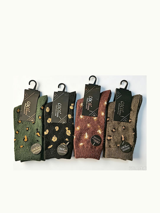 Coco&Hana Γυναικείες Κάλτσες Πολύχρωμες 4Pack