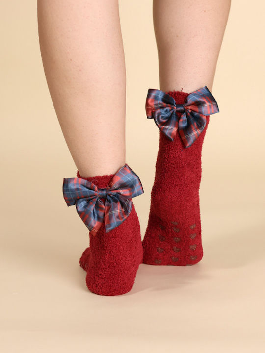 Noidinotte Burgunderfarbene Socken