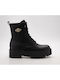 Luisa Flame Damen Biker-Stiefeletten Schwarz