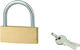 Serruprix Brass Shackle Padlock with Key 52mm
