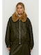 Γυναικείο Biker Jacket Khaki