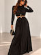 Maxi Dress for Wedding / Christening Black