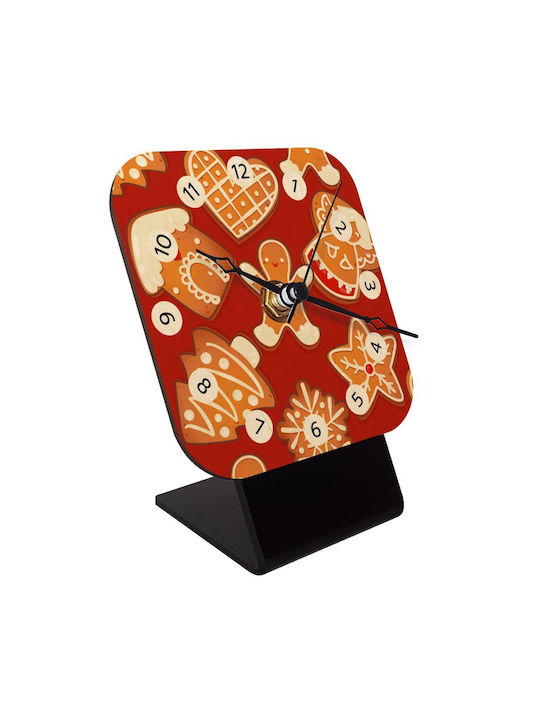 Koupakoupa Xmas Cookies Επιτραπέζιο Ρολόι Ξύλιν...