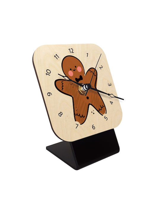 Koupakoupa Mr Gingerbread Tischuhr aus Holz KP_...
