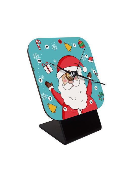 Koupakoupa Santa Claus Gifts Tabletop Clock wit...