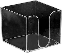 Justnote 70692 Plastic Cube Holder Black