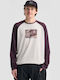 Athletic Long Sleeve Top Stout White/Bear Hug Brown