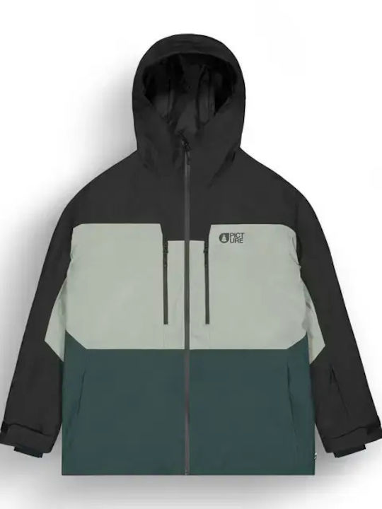 Picture Organic Clothing I-007628-1611 Ανδρικό Μπουφάν για Σκι & Snowboard Μαύρο Picture Organic Clothing I-007628-1611 Ανδρικό Μπουφάν για Σκι & Snowboard Μαύρο
