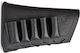 Chameleon Leather Buttstock Cover – Leather Stock Cover with Cartridge Holder Cal 20 Black