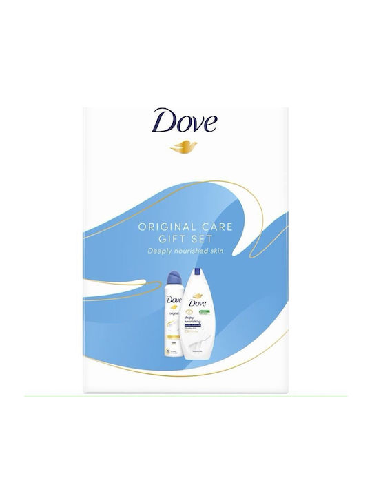 Подаръчен комплект Dove душ гел Original 250 мл и дезодорант