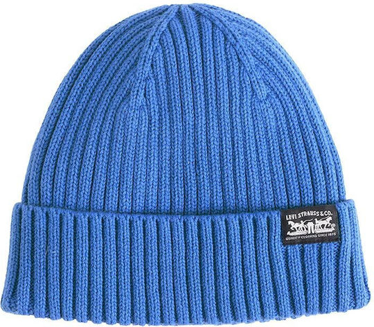 Sunset Beanie Unisex Knitted Beanie in Blue