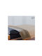 Manterol Casa Spanish Semi-Double Blanket 180x240 cm Beige/Grey
