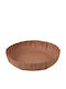 Beauty Home Decorative Metallic Orange Platter