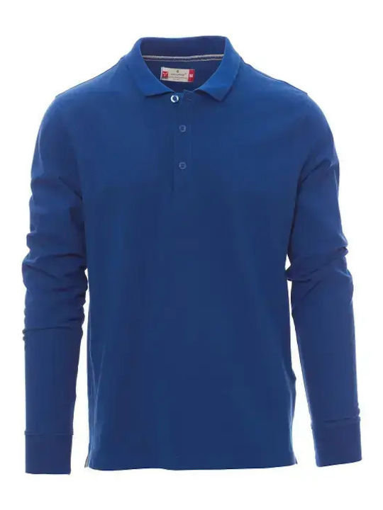 Μπλουζα Polo Payper Florence Μακρυμανικη Royal Blue