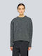 Sallie Women's Long-Sleeve Wool Sweater Dark Grey
