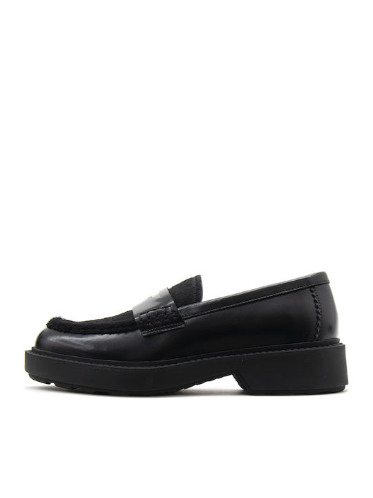 Hugo Damen Mokassins in Schwarz Farbe