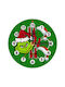 Koupakoupa Grinch Ho Ho Ho Wooden Wall Clock