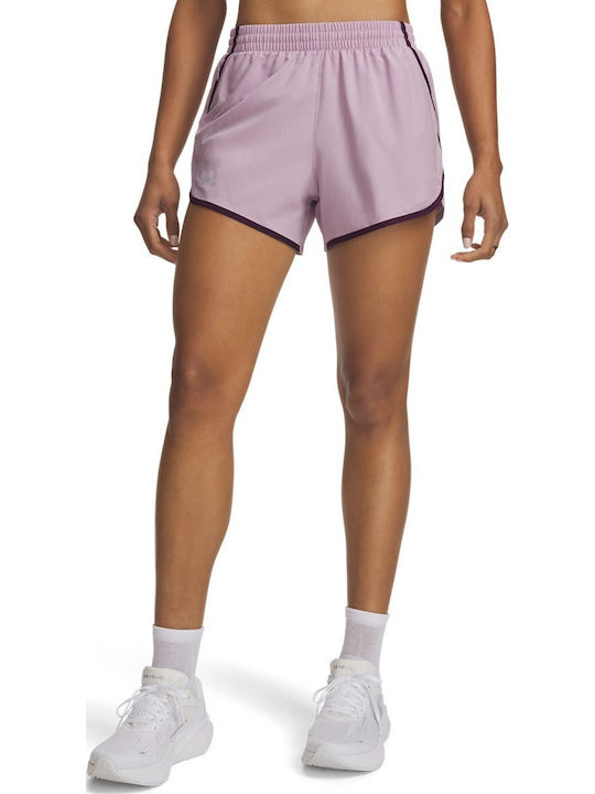 Under Armour UA Fly By 3'' Damen-Shorts Flieder