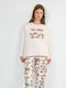 Gisela Winter Women's Pink Pyjama Set Looney Tunes