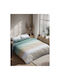 Madi Gaia Single Bed Fitted Sheet Set 100x200+35cm Beige (3pcs)
