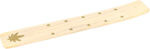 Räucherstäbchenhalter Blatt Sterne Weiß