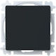 Abb Recessed Touch Wall Switch One-Way Aller Retour Black