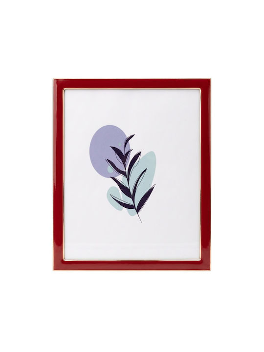 Iliadis Metal Photo Frame with Red Frame
