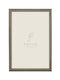 Focus Plastic Photo Frame with Brown Frame