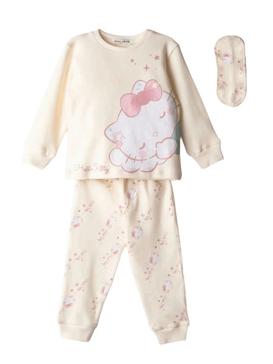 Εβίτα Παιδική Πιτζάμα Κίτρινο Hello Kitty