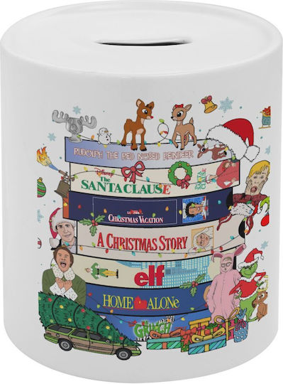 Xmas Classic Movies Порцеланова Касичка с Тапа