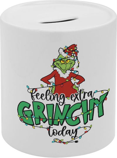 Grinch Feeling Extra Grinchy Today Порцеланова Касичка с Тапа