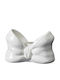 Koopman Porcelain Candle Holder in White 11.8cm