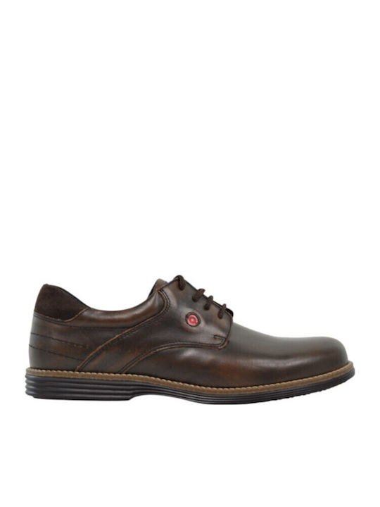 Robinson Braune Herren-Freizeitschuhe aus Leder